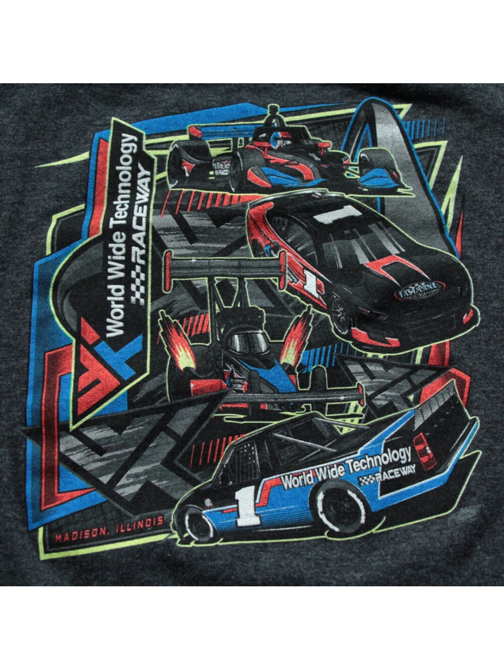 World Wide Technology Raceway Youth S T-Shirt St. Louis NASCAR Madison Illinois